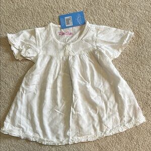 NWT Ruffle Butts Swim Coverup 12-24m